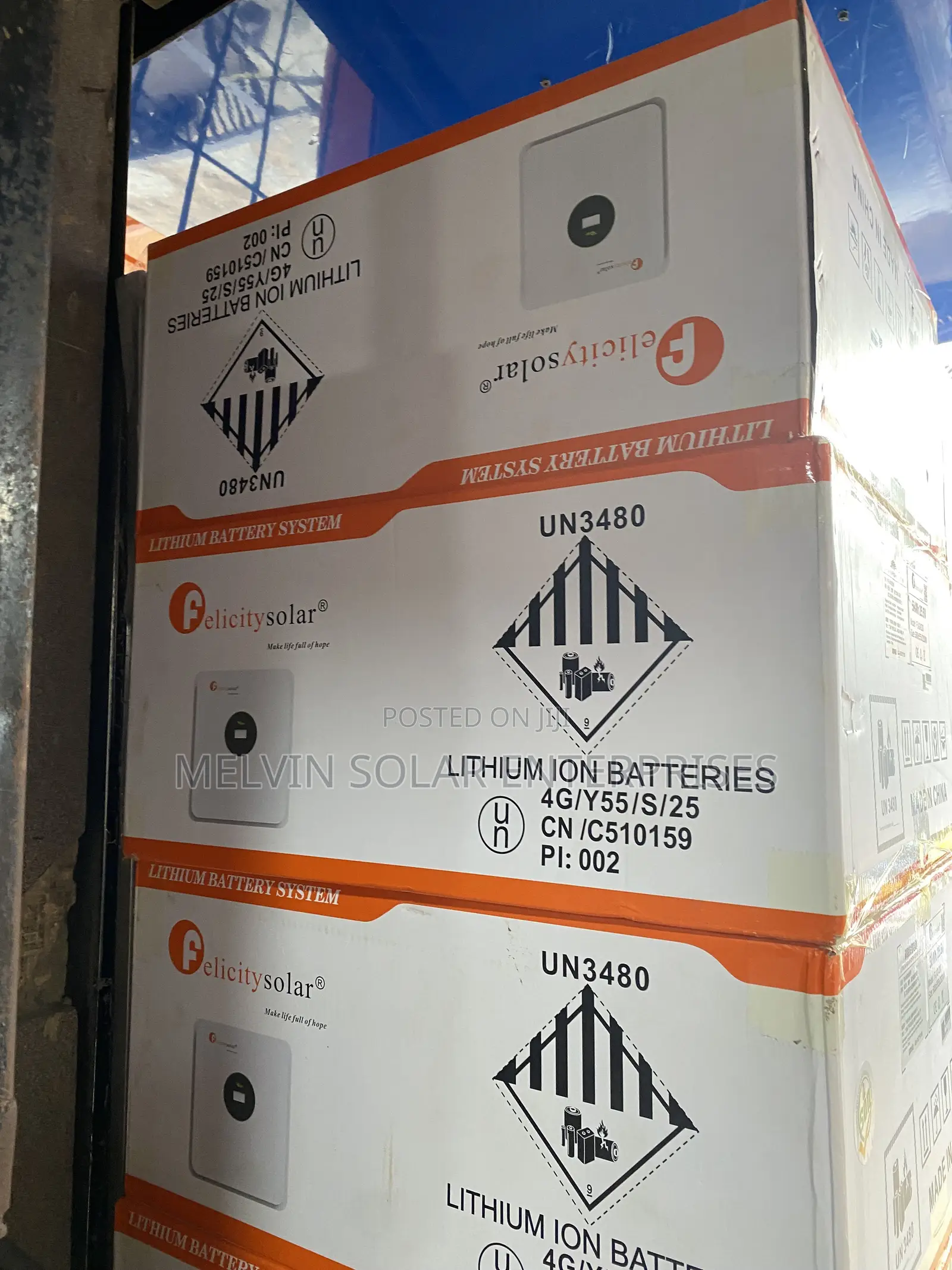5kwh 24v Felicity Solar Lithium Ion Phosphate Batteries Available Now