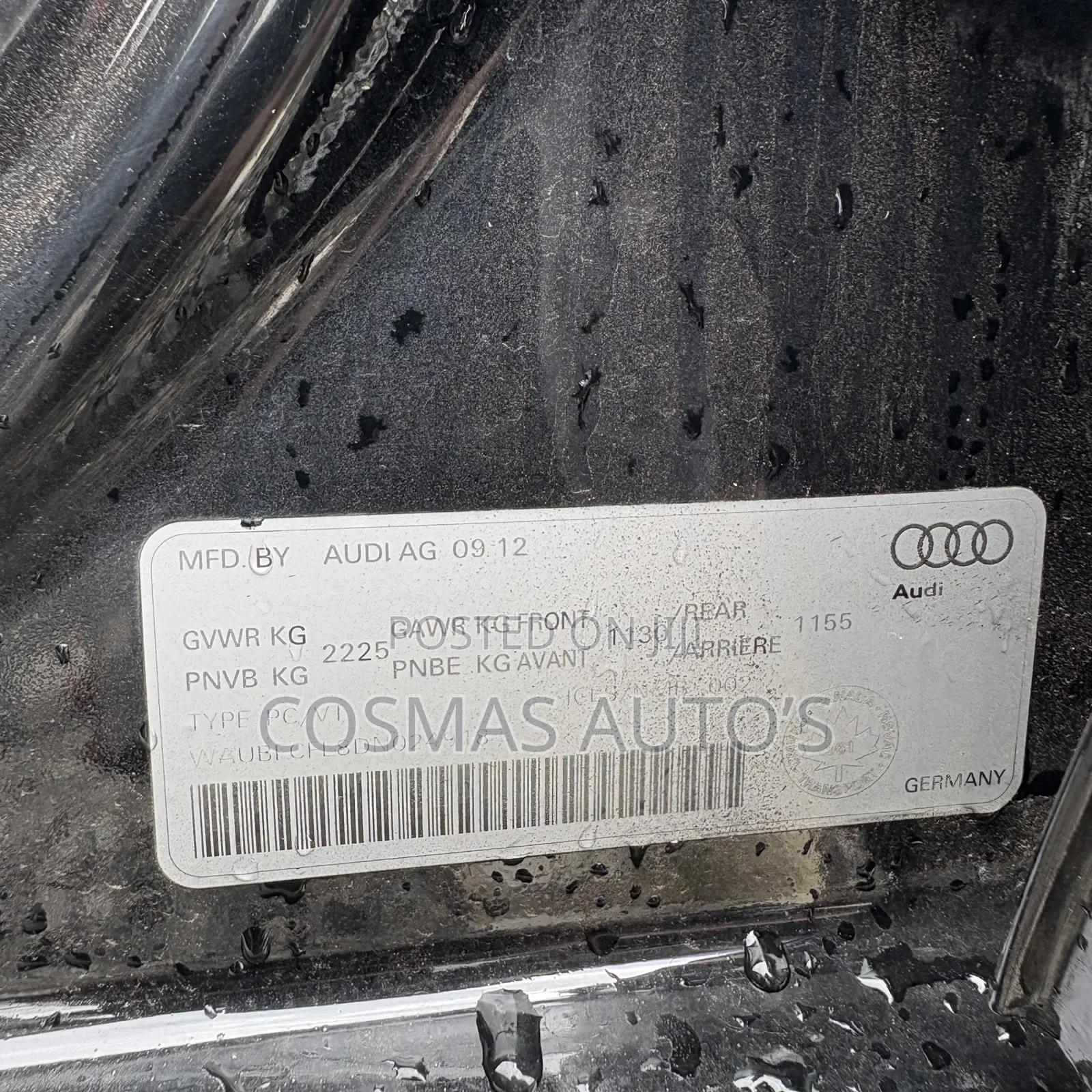 Audi A4 2013 Black