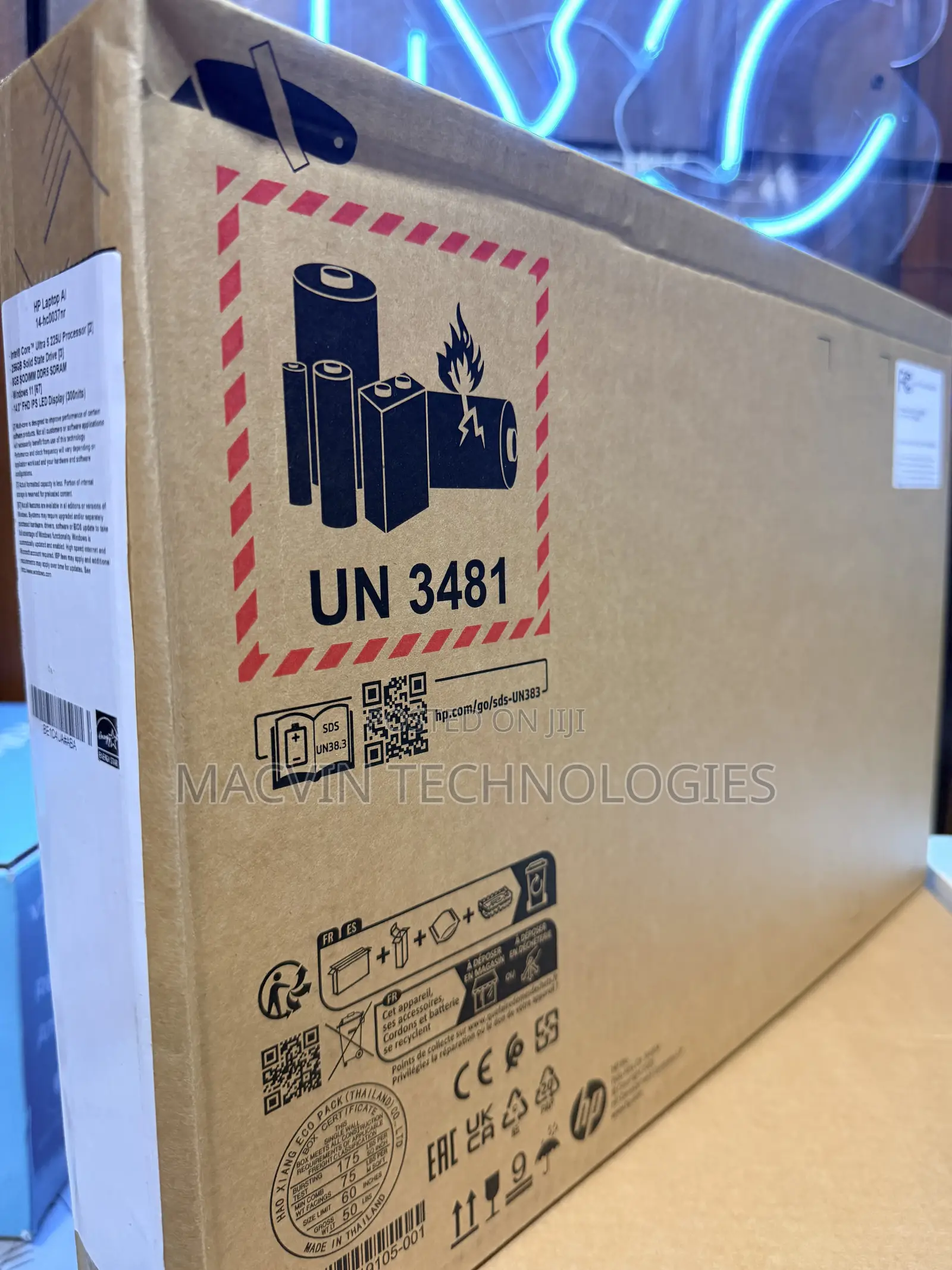 New Laptop HP 14S 8GB Intel Core Ultra 5 SSD 256GB