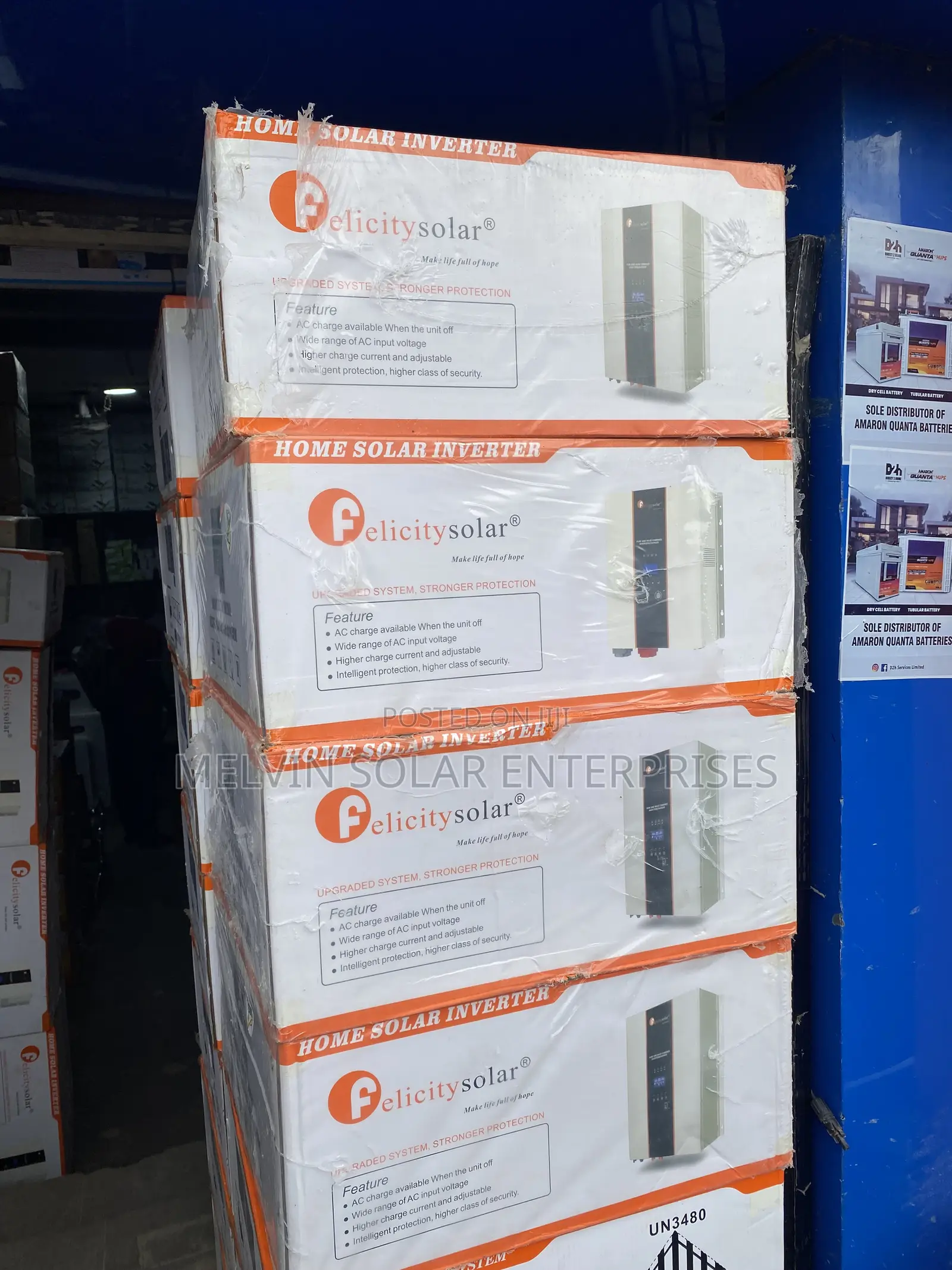 5kva 48v Felicity Solar Pure Sine Wave Inverter Available in Store