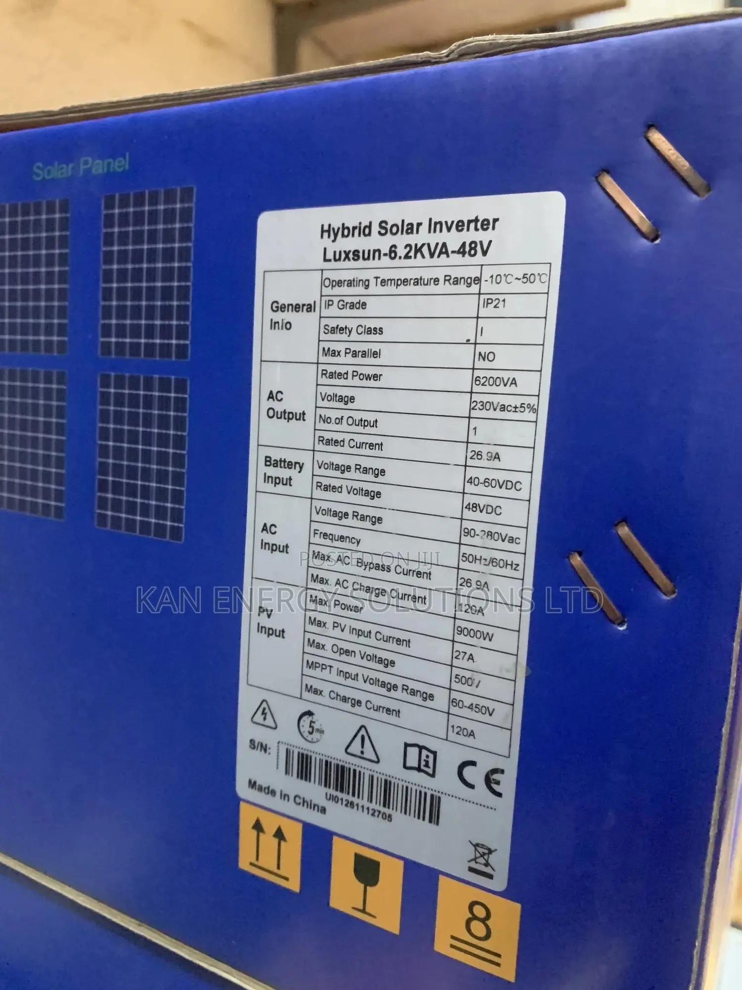 6.2 Kva Luxsun Hybrid Inverter