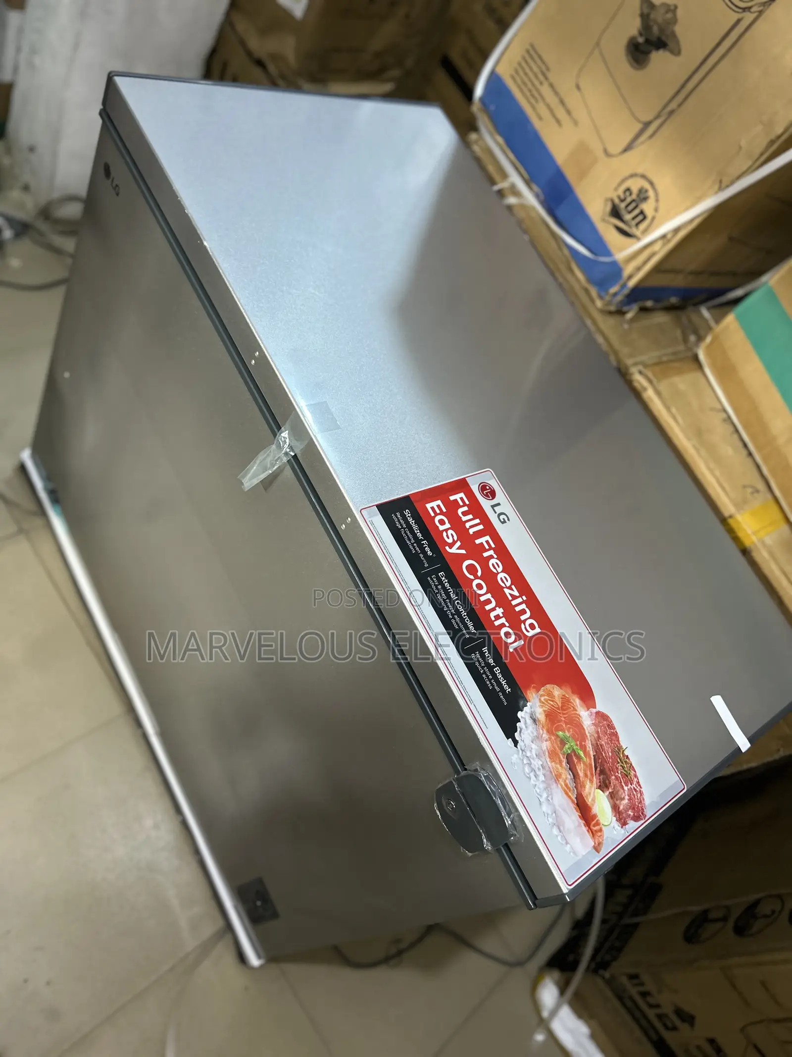 Brand New Original LG Full Coper Chest Freezer With Inbuilt Stab