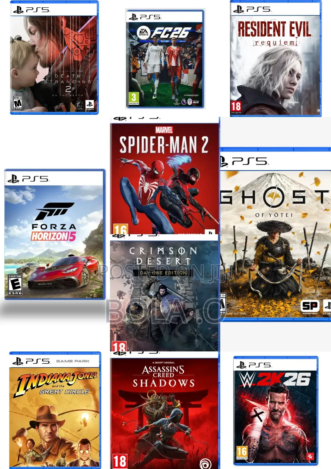 Ps5 Games for Jailbroken or Hacked Playstation 5