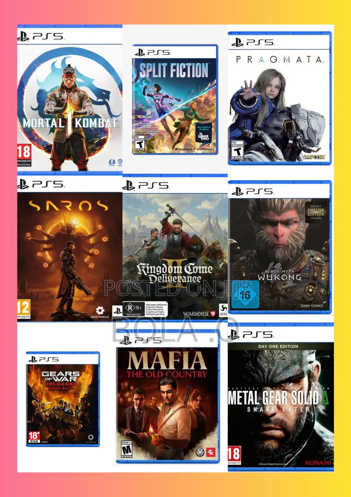 Ps5 Games for Jailbroken or Hacked Playstation 5