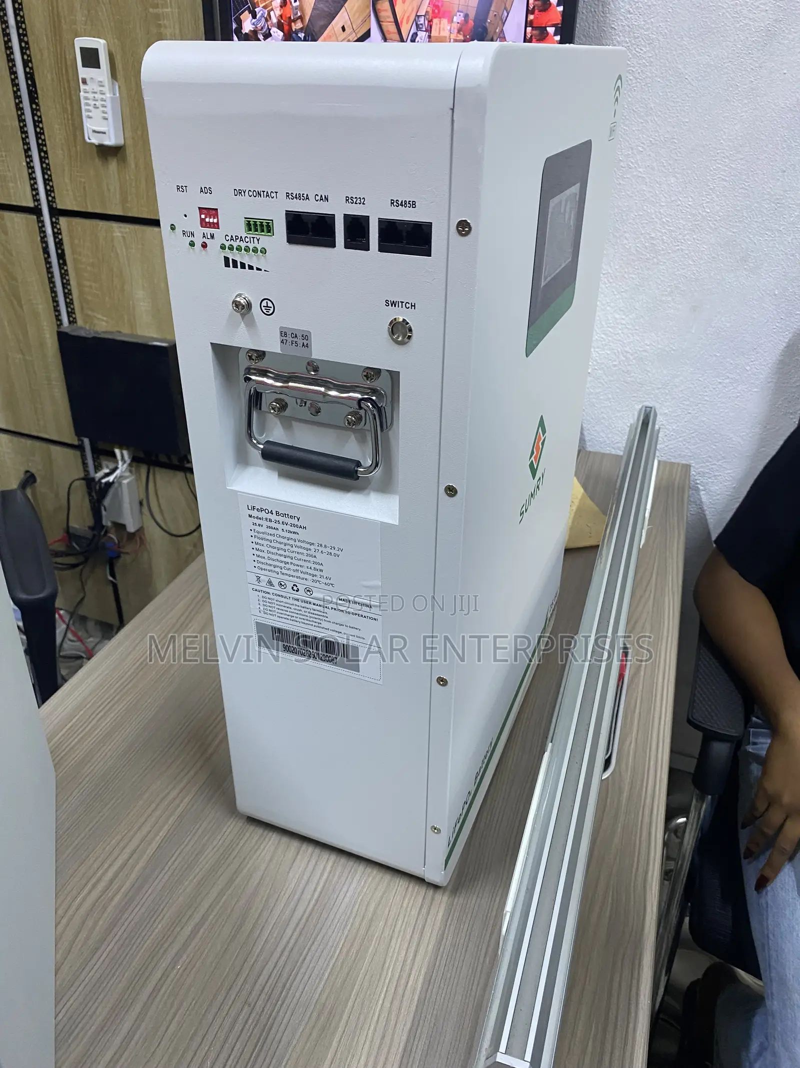 5.12kwh 25.6v Sumry Solar Lithium Ion Phosphate Batteries Available