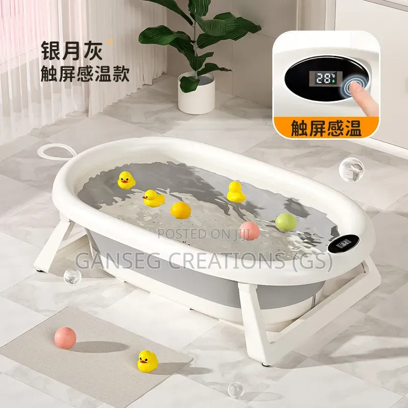 Brand New 5-in-1 Fashionable Foldable Baby Bath Tub Set