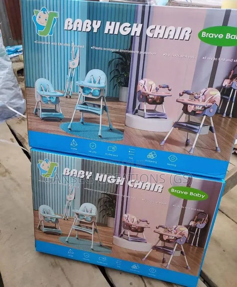 Baby Foldable Premium High Chair (Adjustable Feeding Chair)