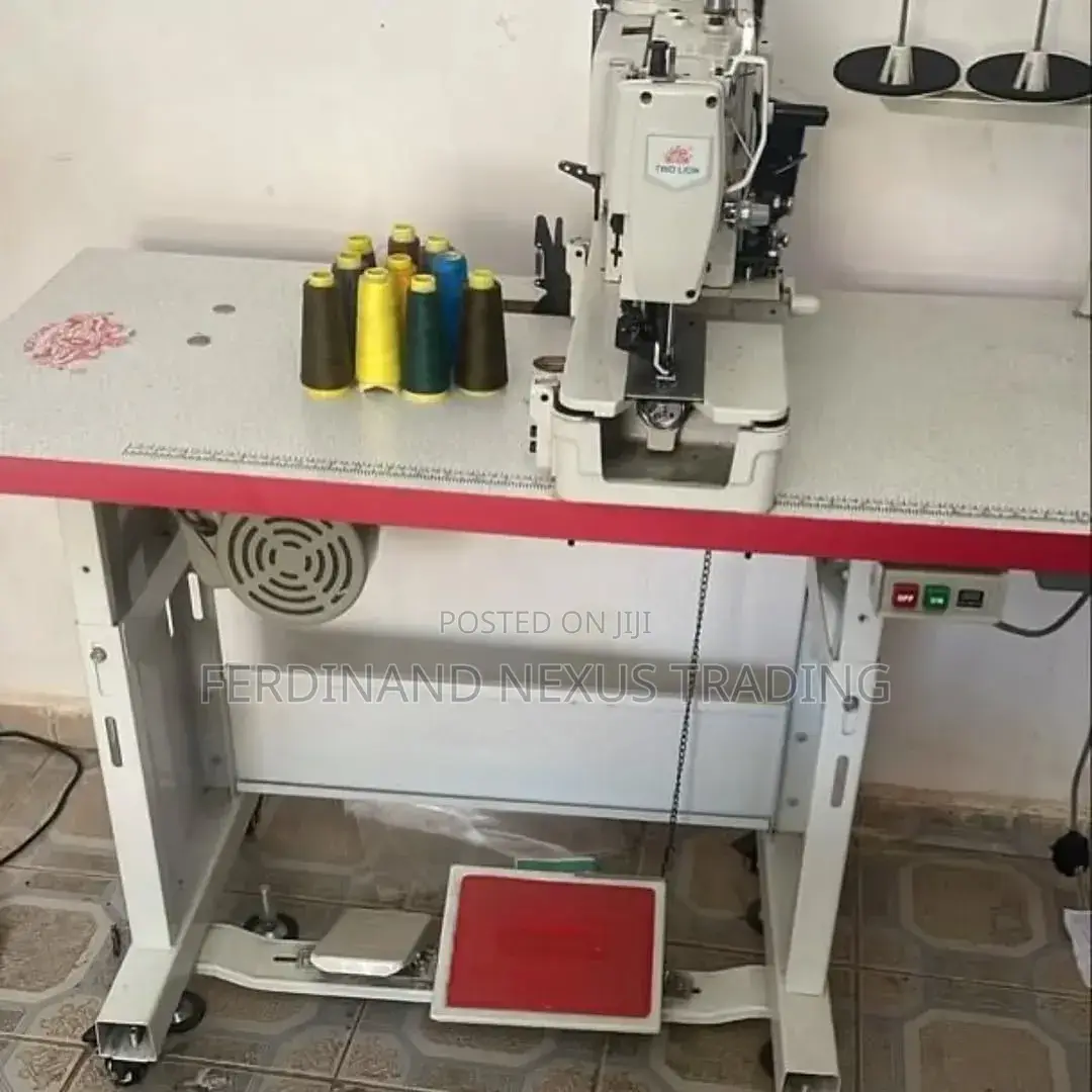 Two Lion Industrial Direct Drive Button Hole Machine.