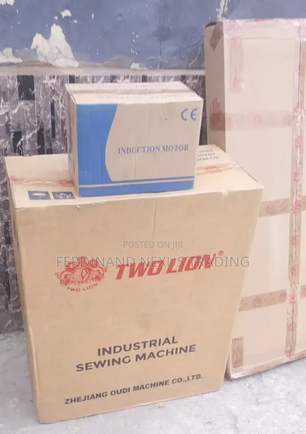 Two Lion Industrial Direct Drive Button Hole Machine.