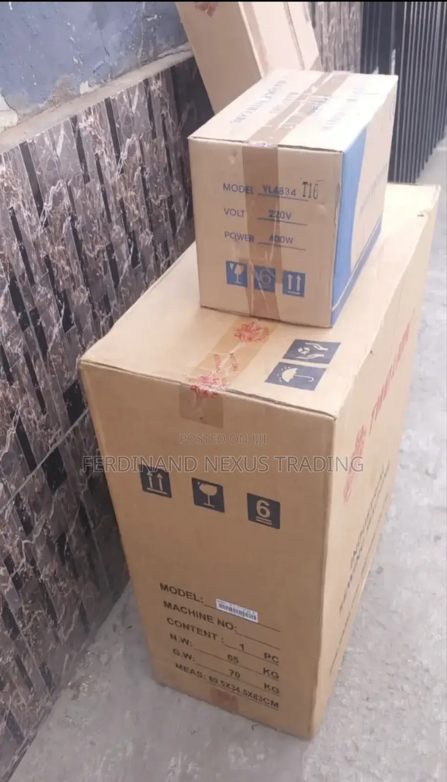 Two Lion Industrial Direct Drive Button Hole Machine.