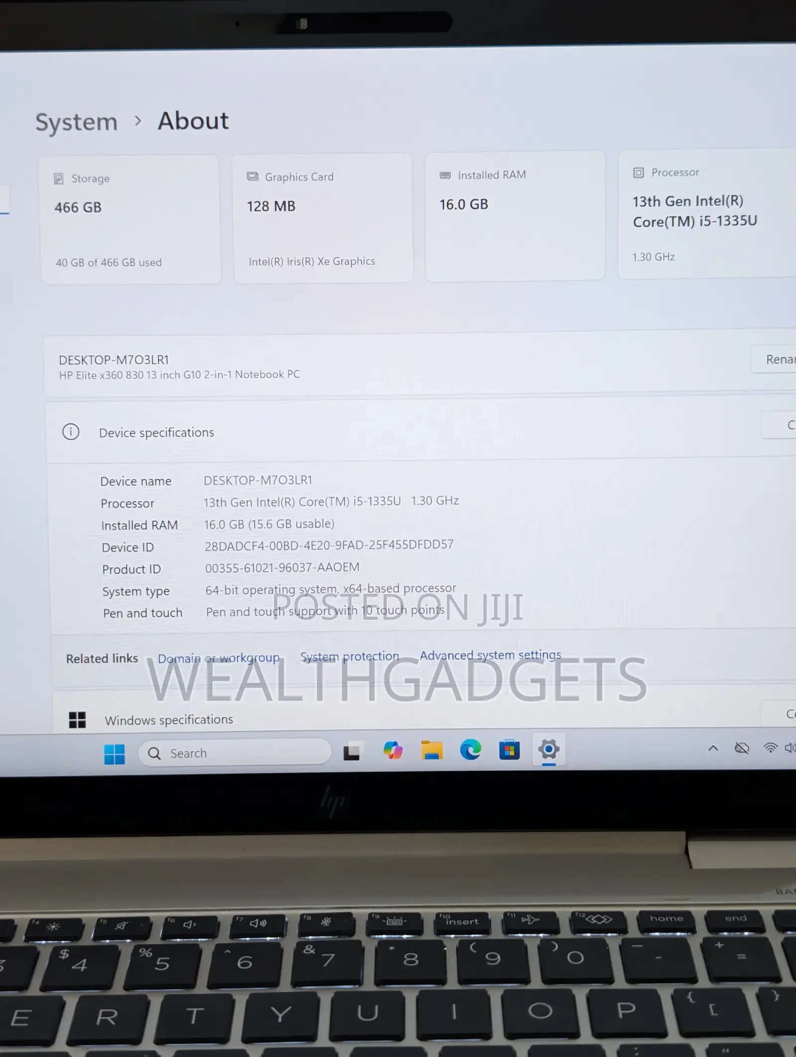 Laptop HP Elite x360 830 G10 16GB Intel Core i5 SSD 512GB