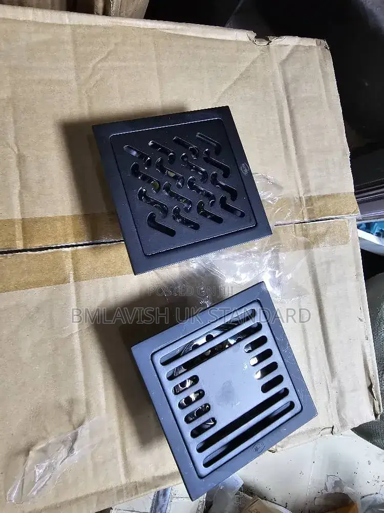 10cm Black Floor Drain