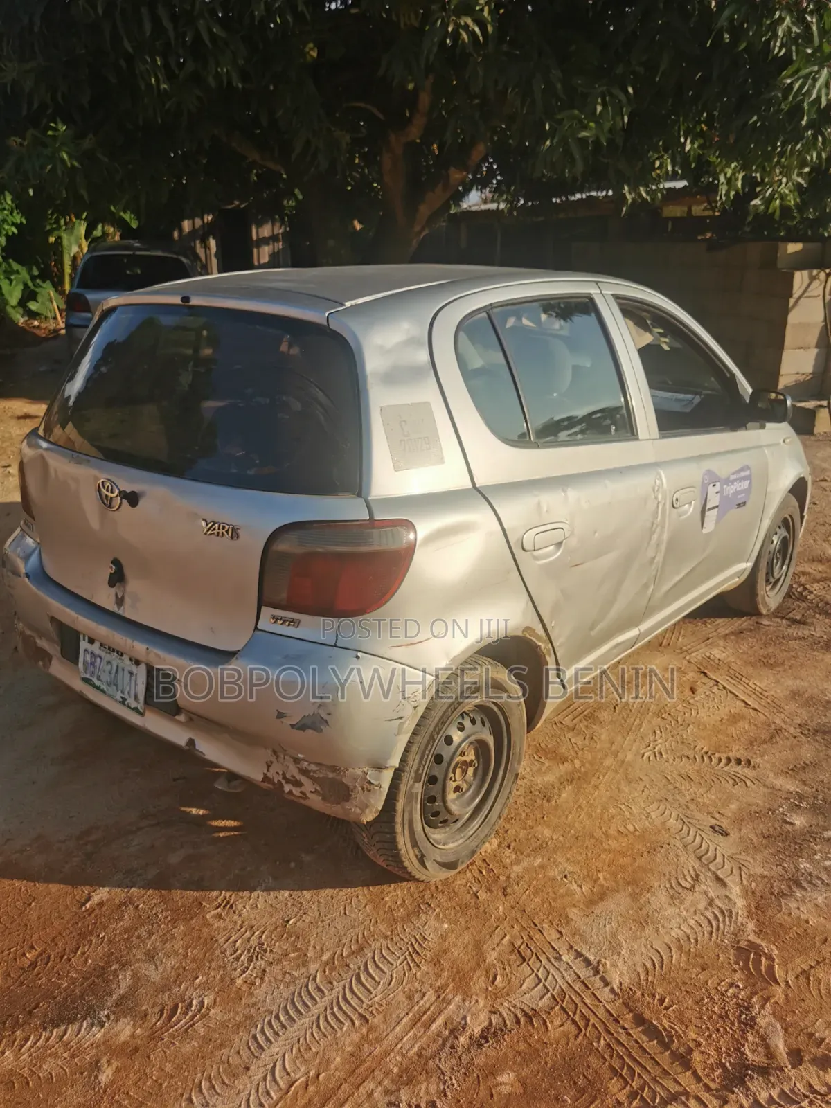 Toyota Yaris 2003 Gray