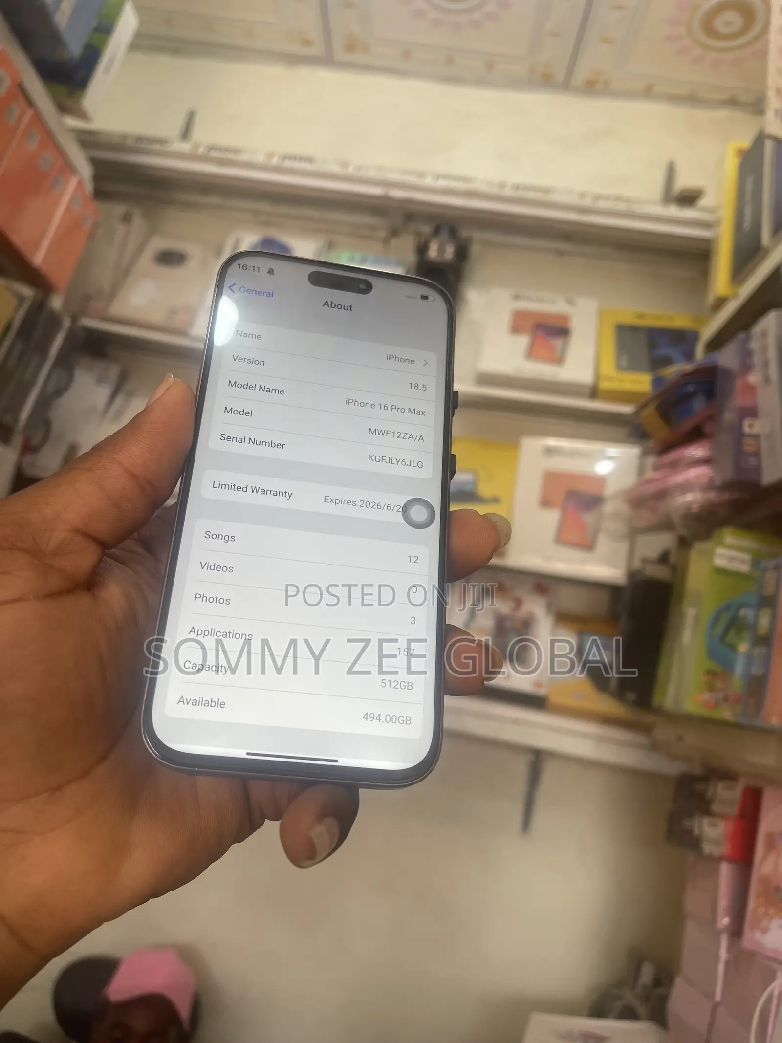 Apple iPhone 16 Pro Max 512 GB Gold