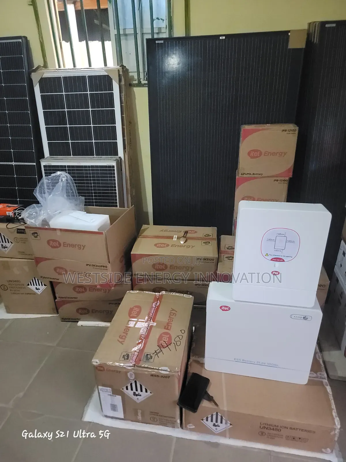 Itel 3kva/24v Hybrid Inverter + Itel 2.5kwh/24v Lithium Battery