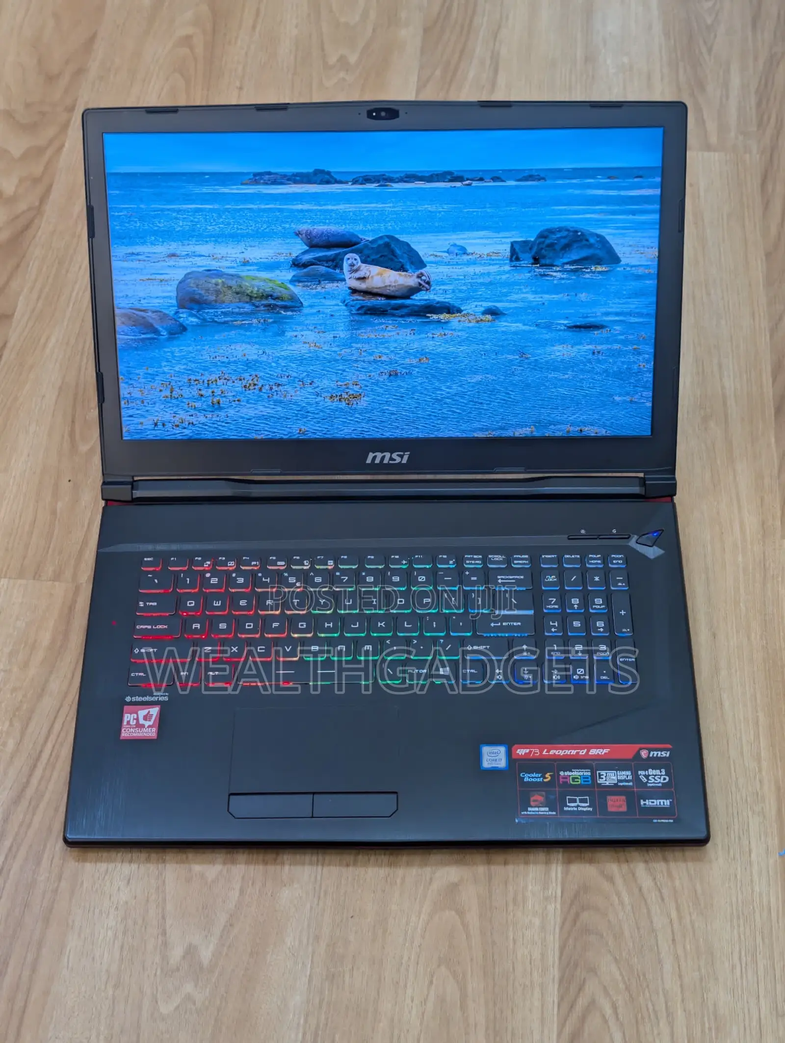Laptop MSI GP73 Leopard 8RE 32GB Intel Core i7 SSHD+SSD 256GB