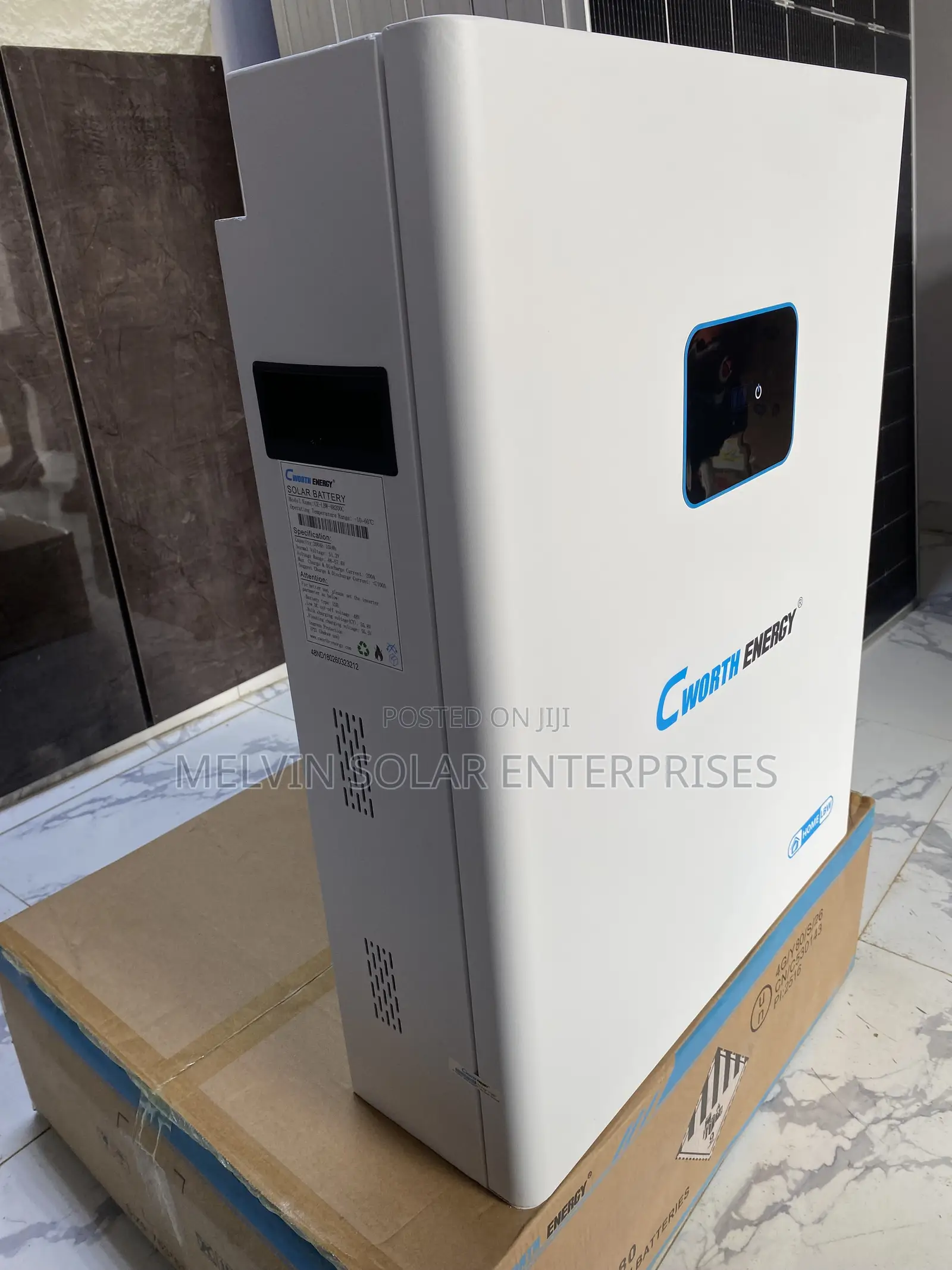 10kwh 51.2v Cworth Solar Lithium Ion Phosphate Batteries Available Now