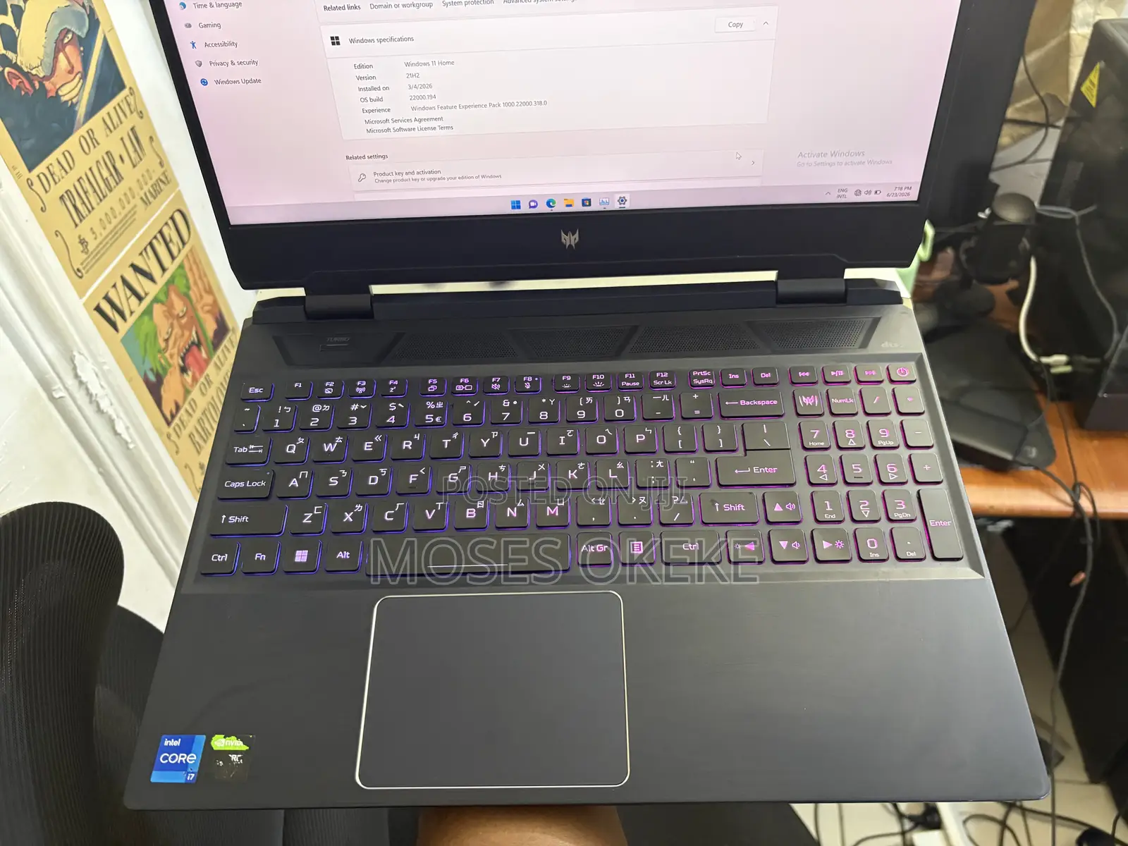 Laptop Acer Predator Helios 300 16GB Intel Core i7 SSD 1T