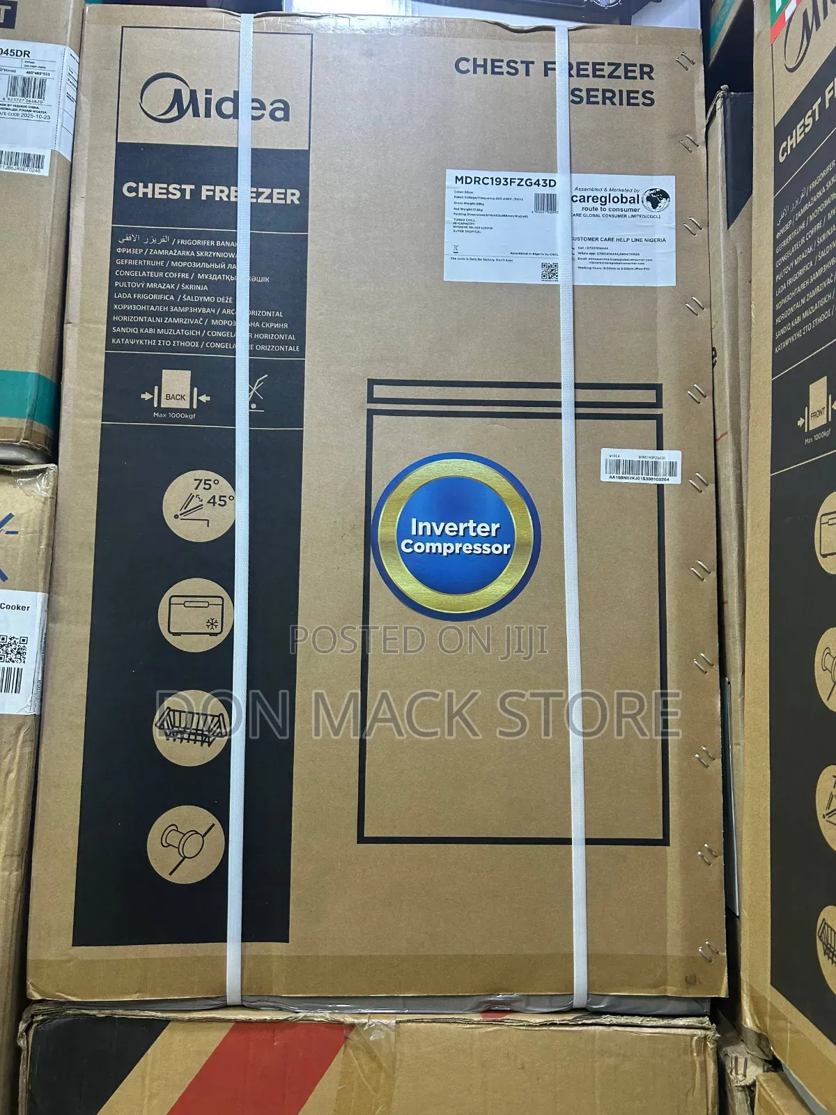 Midea 100l Inverter Chest Freezer
