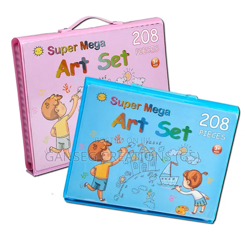 208pcs Kids Super Mega Art Coloring Set
