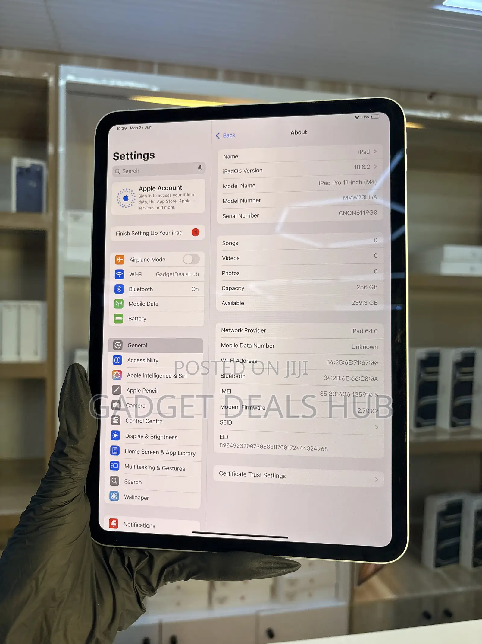 Apple iPad Pro 11 (2024) 256 GB Silver