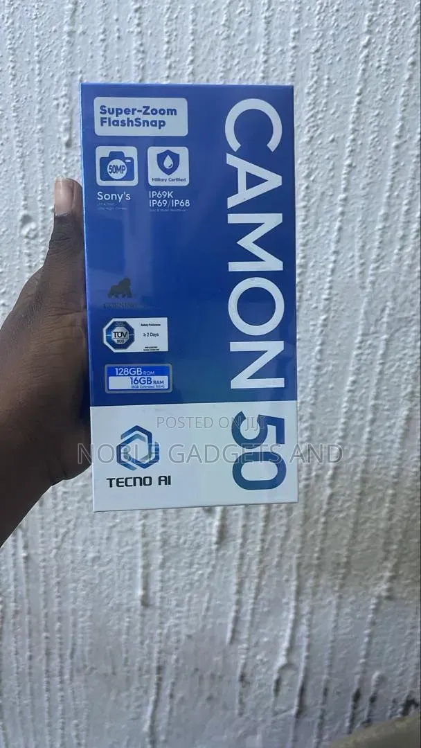 New Tecno Spark 50 128 GB Black
