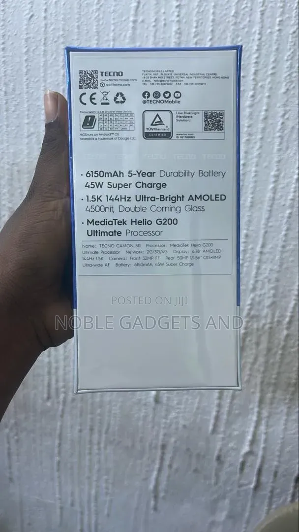 New Tecno Spark 50 128 GB Black