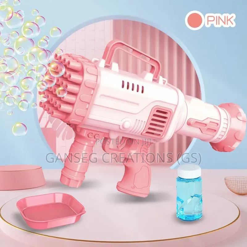 32-hole Bubble Gun For Children, Handheld Gatling Bubble Machine