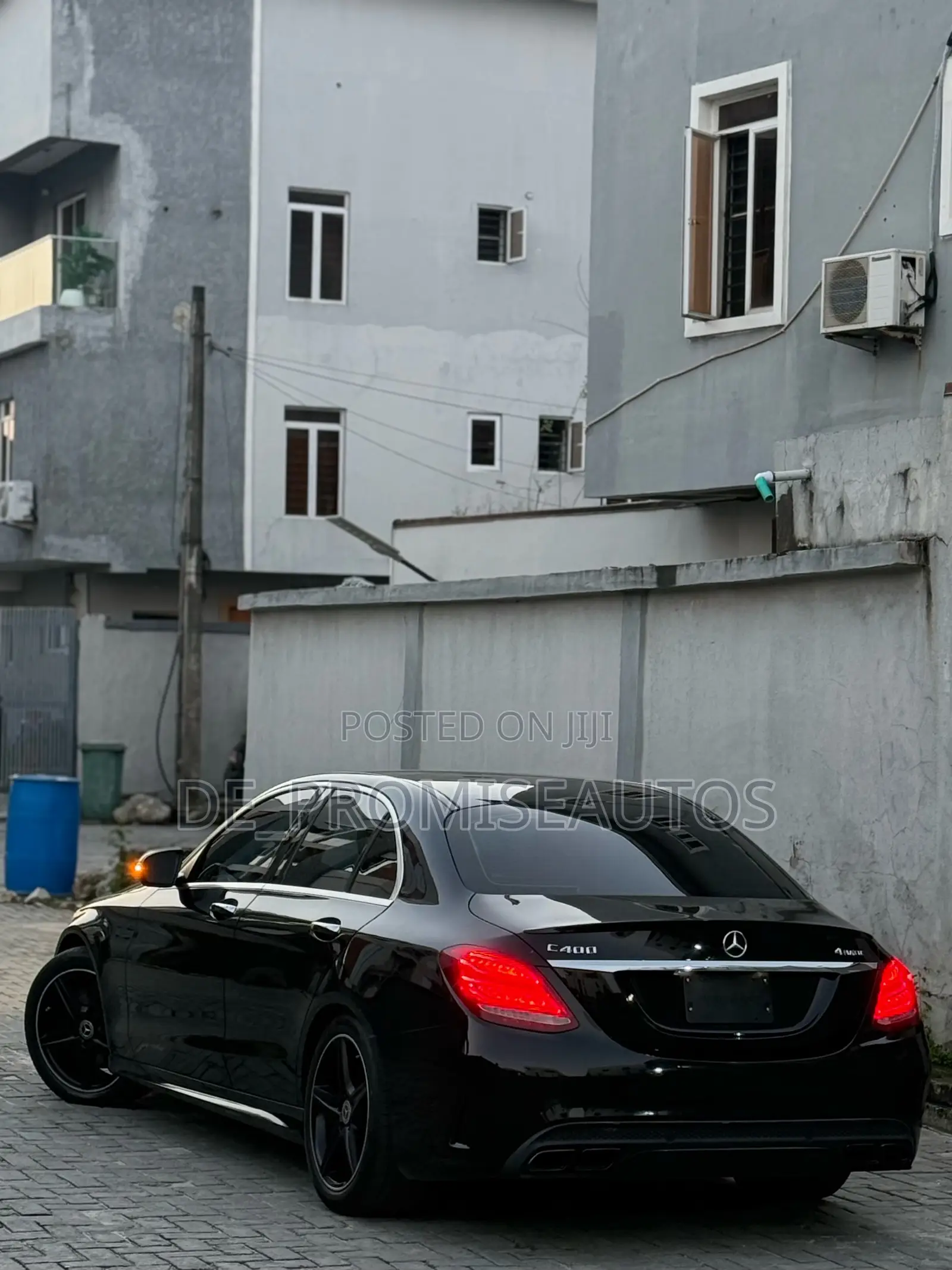 Mercedes-Benz C400 4Matic AWD Sedan (3.0L V6 7A) 2015 Black