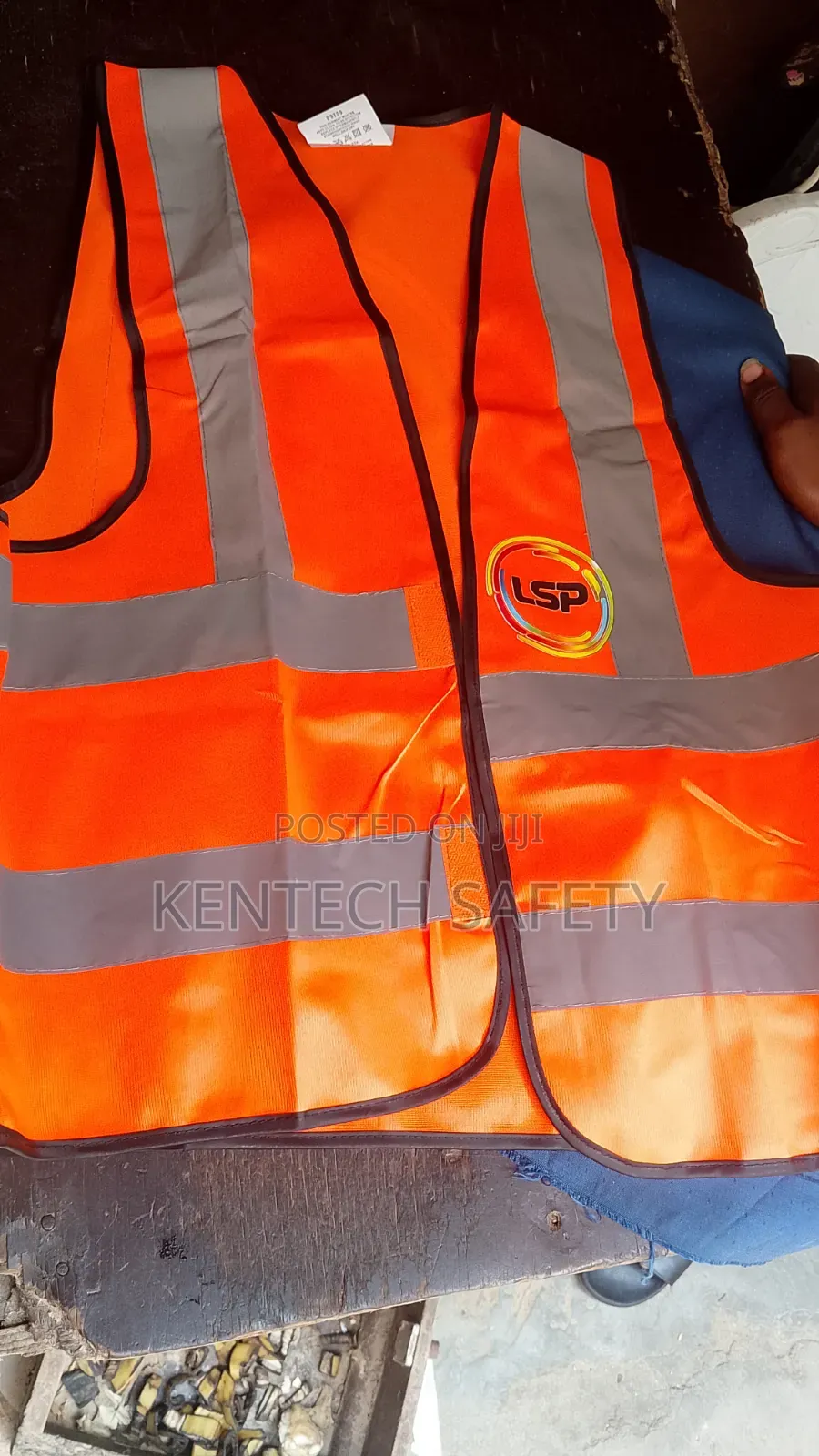Safety Vest And Good Brandings Orange