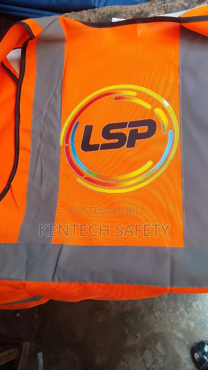 Safety Vest And Good Brandings Orange