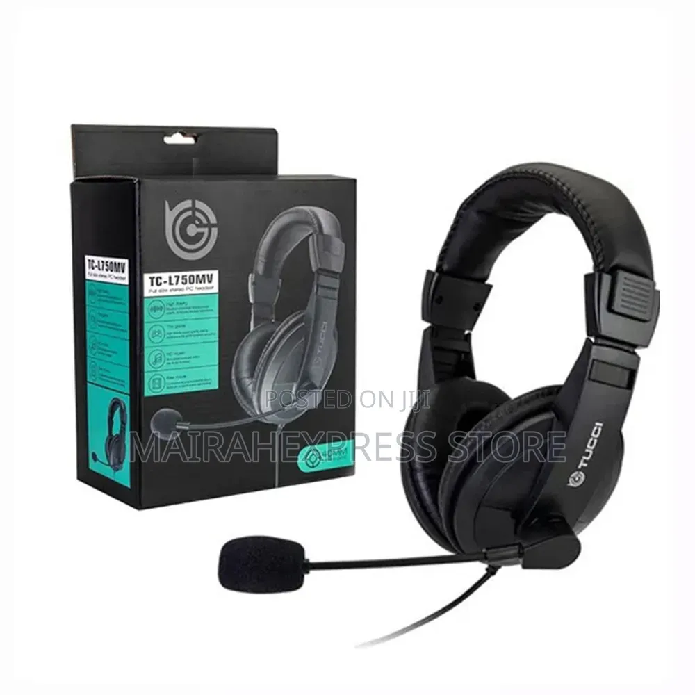 Tucci Tc-L750mv Stereo Pc Gaming Headset With Microphone