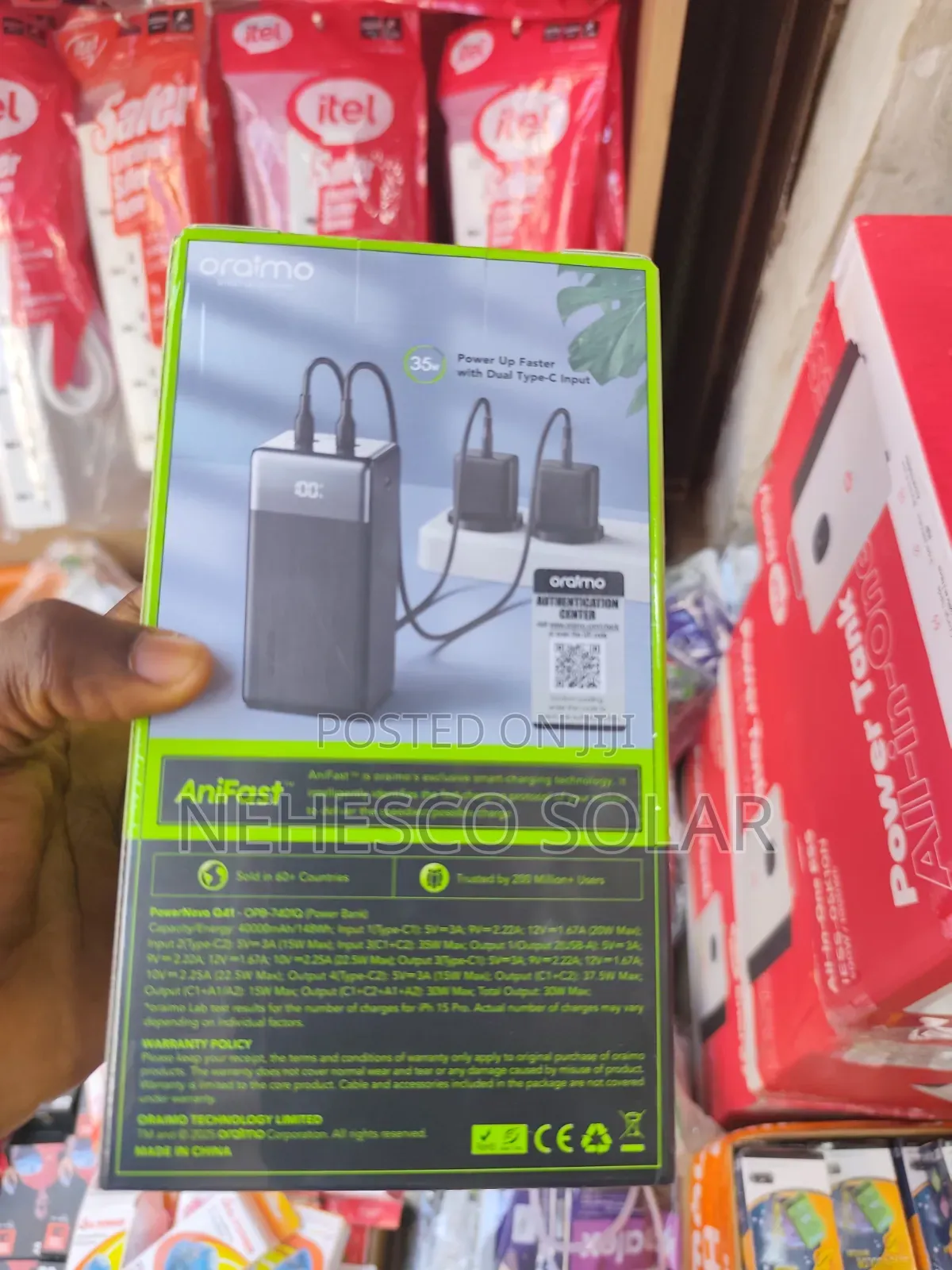 Massive 40,000mah Power Bank