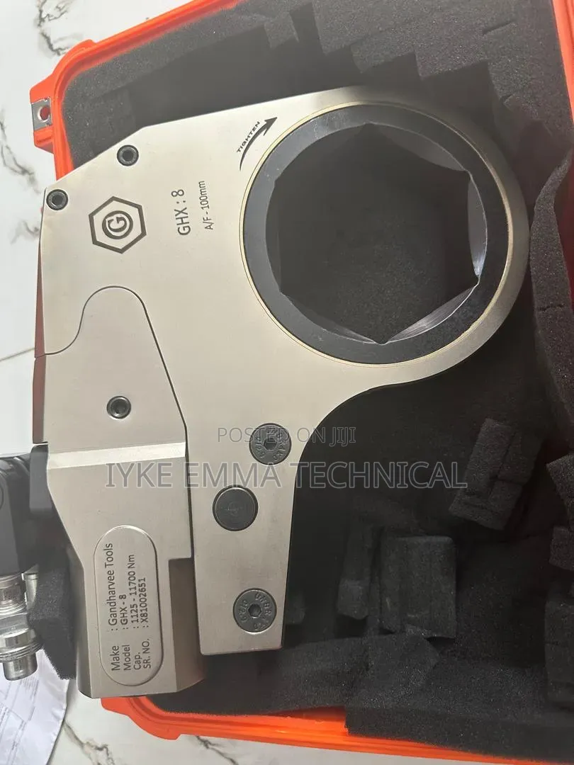 Hydraulic Torque Wrench Hex Drive Model GHX-8 100mm