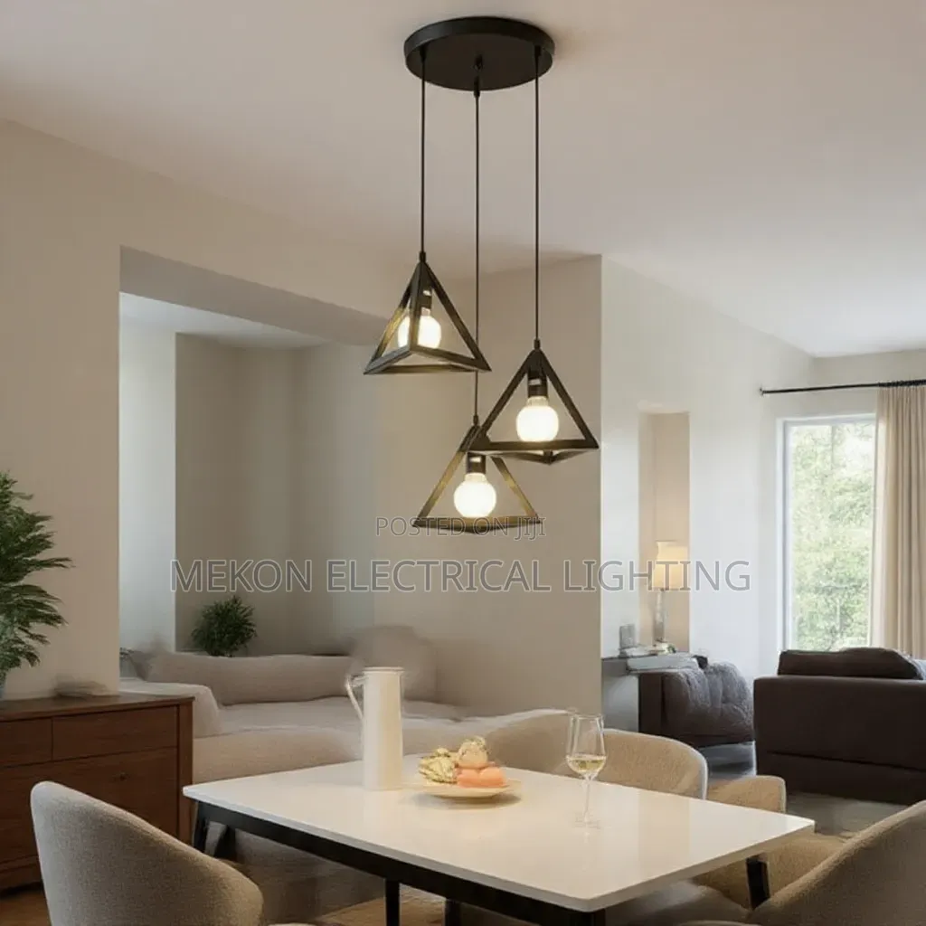 Geo Glow Trio Pendant