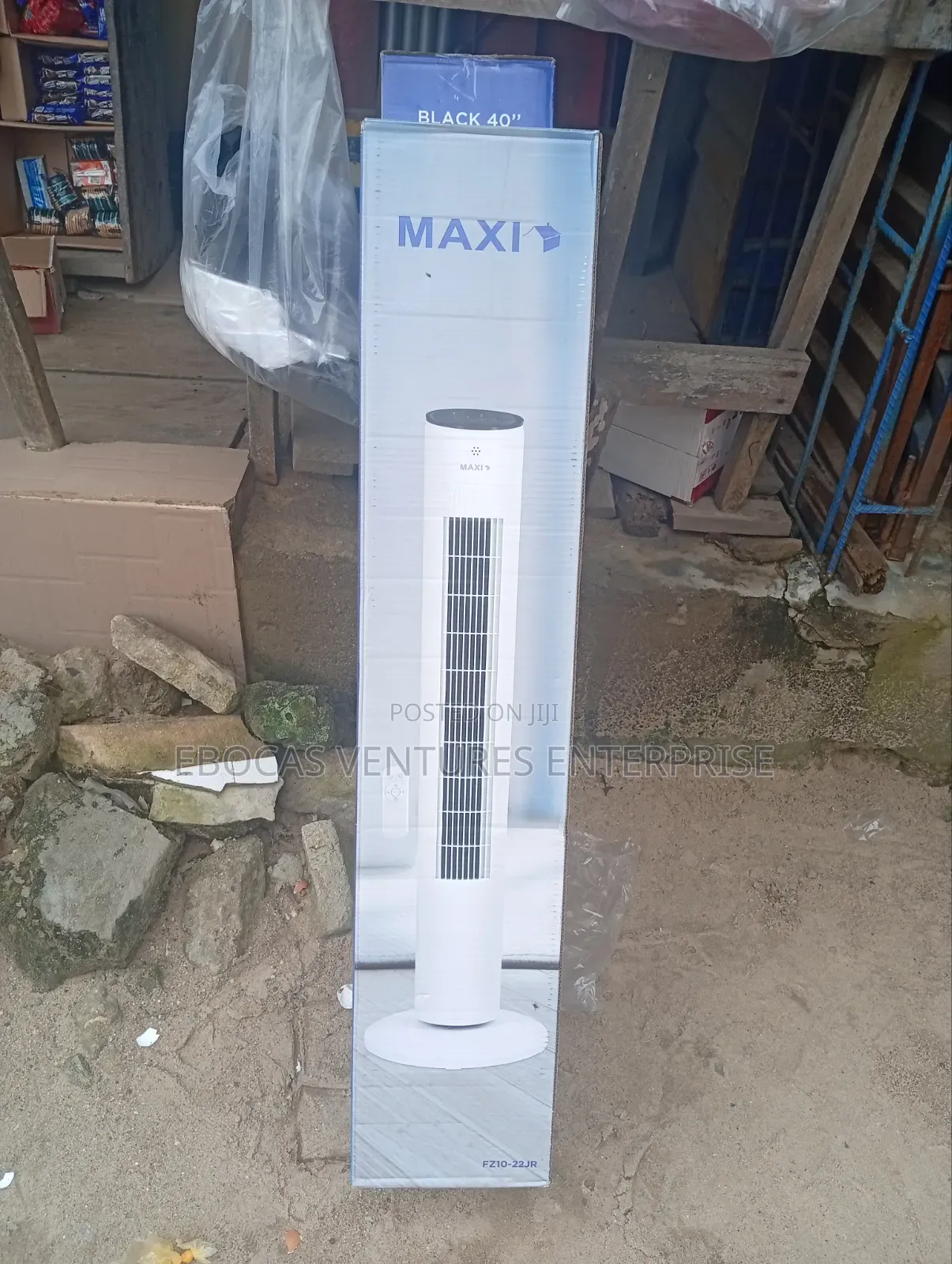 Maxi White Tower Fan 40" Oscillating Fan
