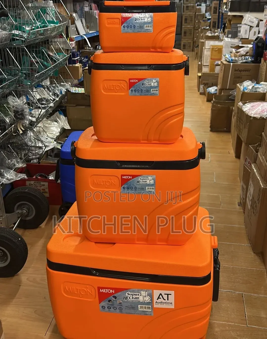 Milton Super Chill Insulated Cooler Box Set, Sold in 4-Piece Bundles.