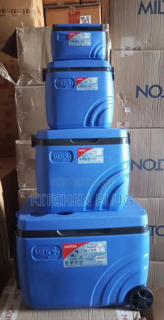 Milton Super Chill Insulated Cooler Box Set, Sold in 4-Piece Bundles.