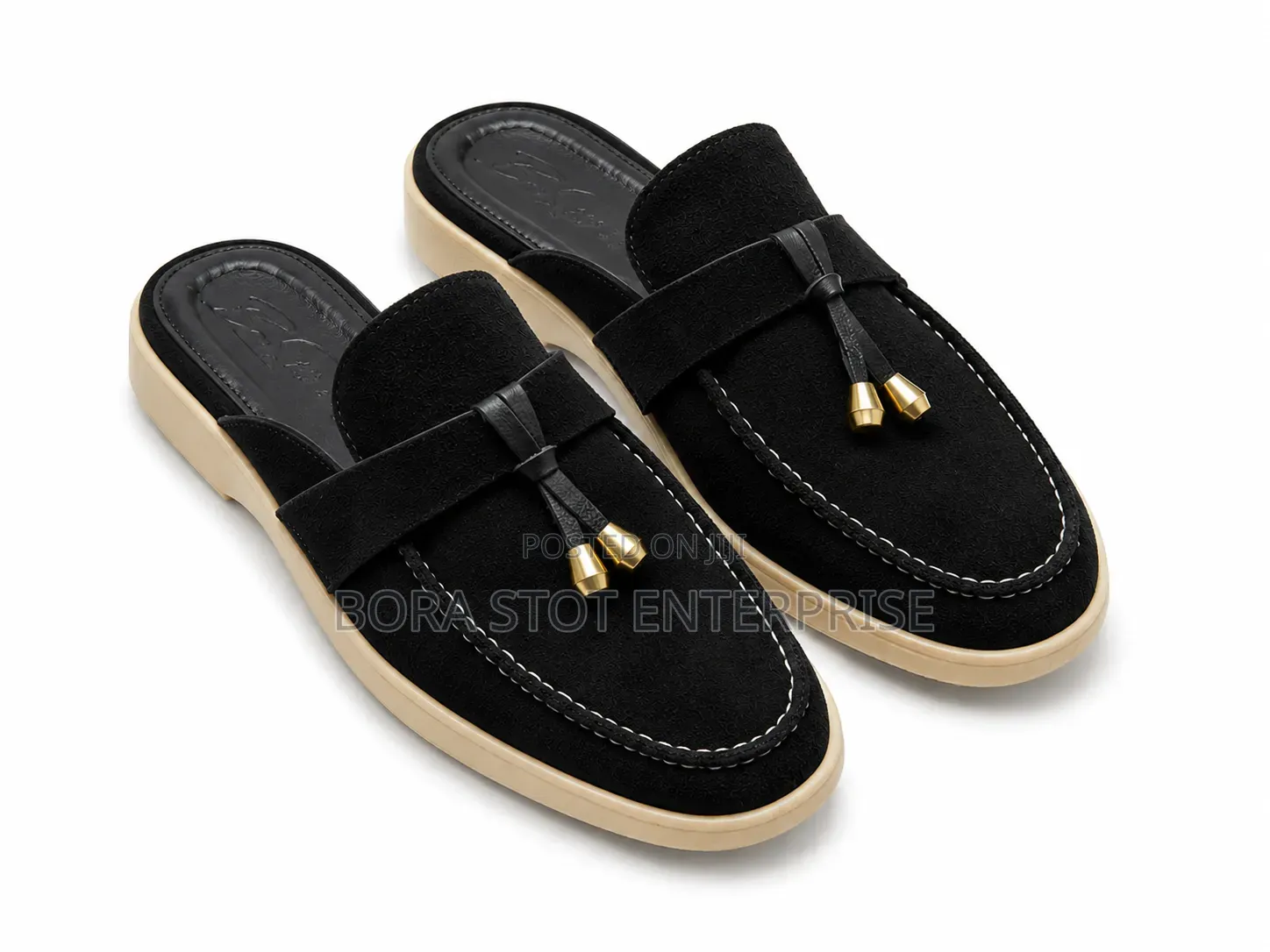 Original Borastot Suede Half Shoe (Sterling)