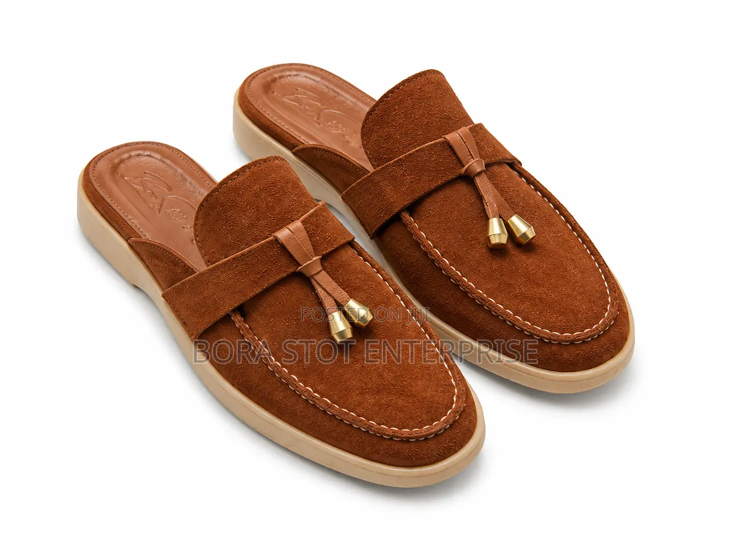 Original Borastot Suede Half Shoe (Sterling)