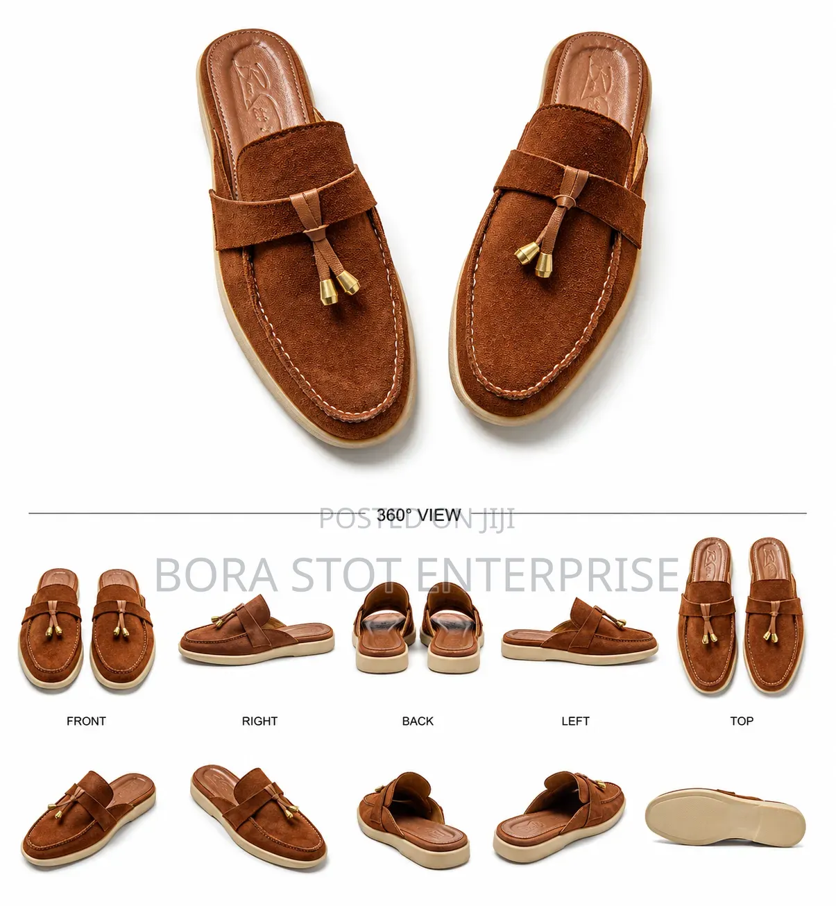 Original Borastot Suede Half Shoe (Sterling)