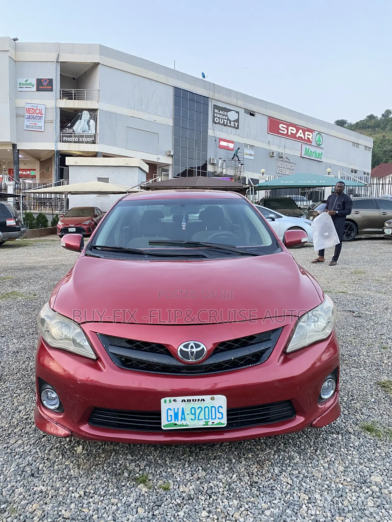 Toyota Corolla S 4dr Sedan (1.8L 4cyl 4A) 2012 Red