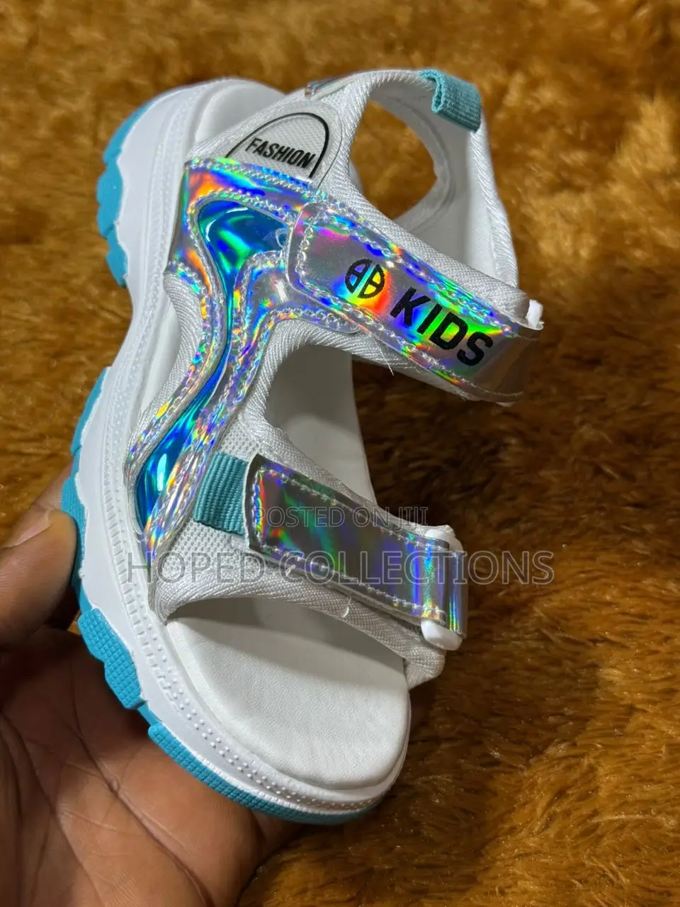 Because Rainbow Kids Sandals