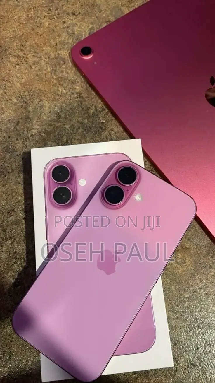 New Apple iPhone 16 128 GB Pink