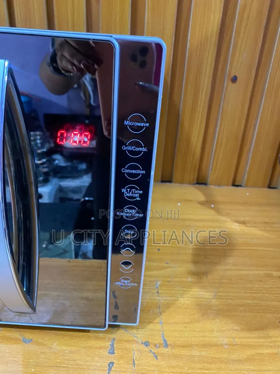 3in1 Kenwood Mirror Face Digital Microwave