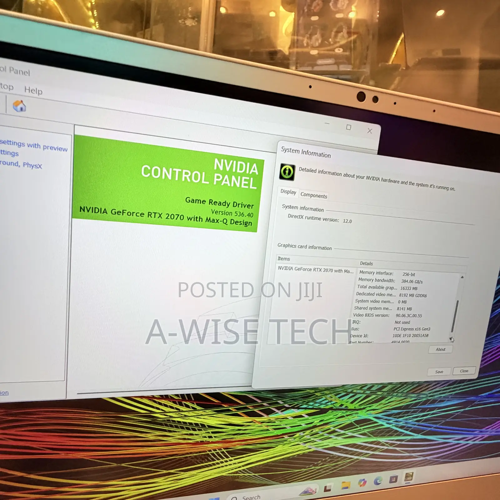 Laptop Razer Blade 16GB Intel Core i7 SSD 512GB