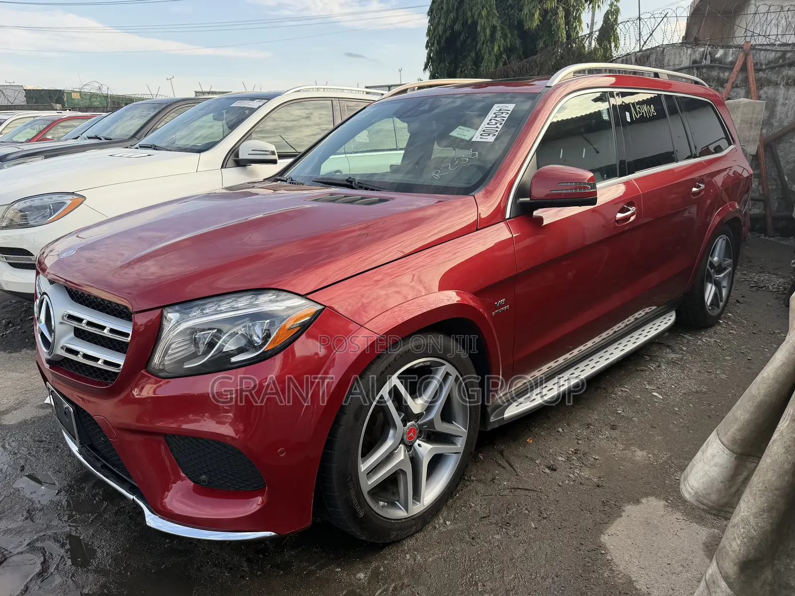 Mercedes-Benz GLS-Class GLS550 4Matic 2017 Red