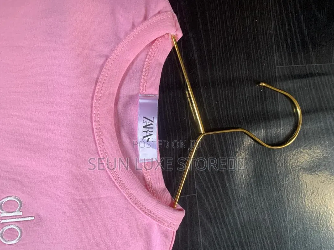 Zara Pink Alo Basic Top