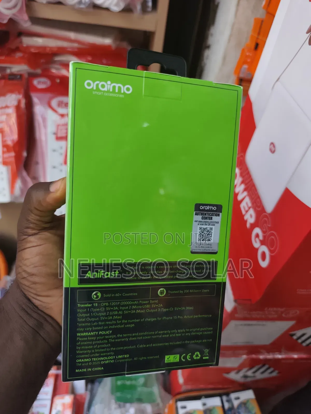 20,000mah Oraimo Power Bank