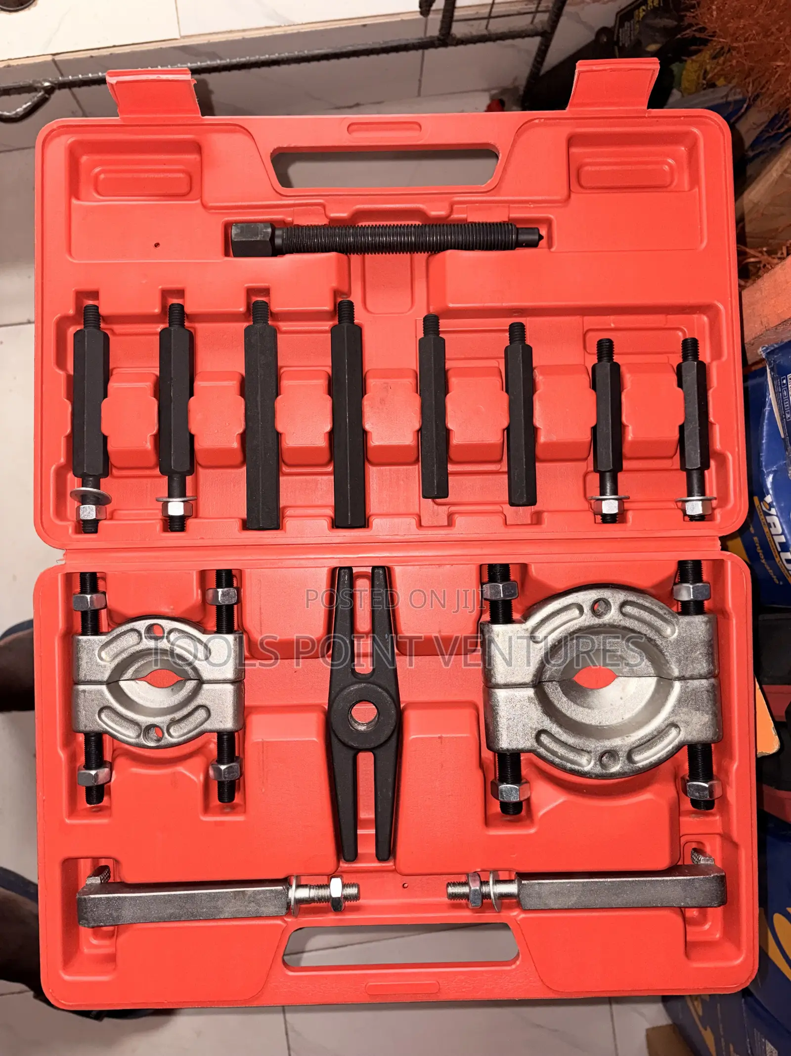 14-PCS Bearing Separator Puller Set - 5 Ton Capacity